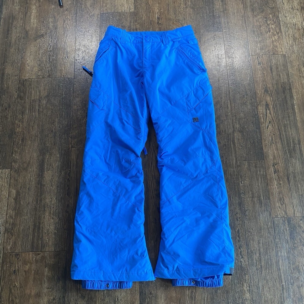 DC SHOECO Blue Snow Ski Pants Youth XL (16) Blue Snowboard 10k Waterproof Y2K